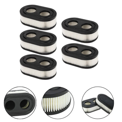 Air Filter Pack of 5 for B & Stratton Lawn Mower (593260, 798452)