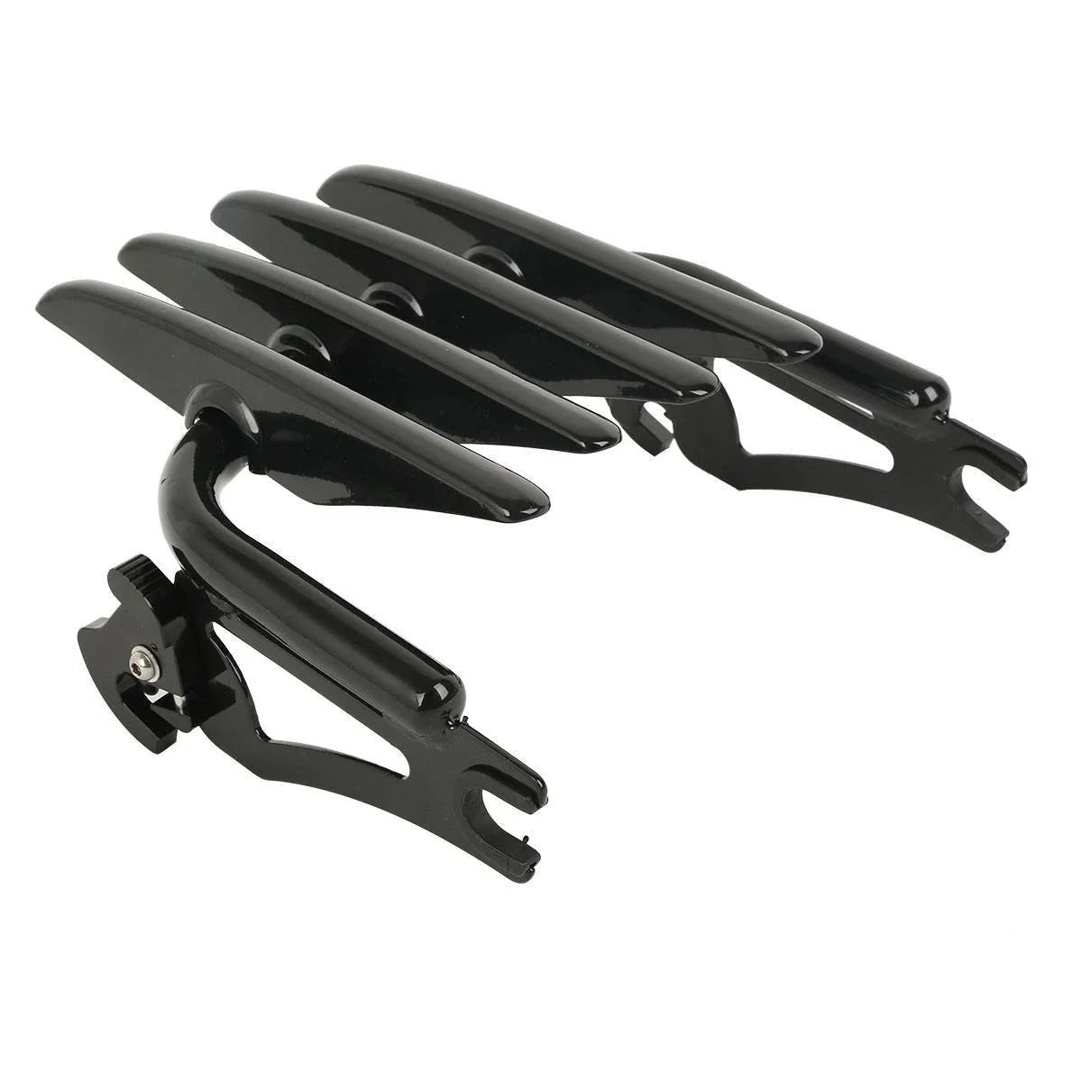 Luggage Rack for Harley Touring (2009–2013) - Black Stealth, Docking Hardware