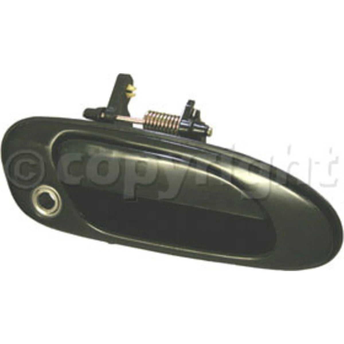 Exterior Door Handle for Honda Accord (1994–1997) Front Passenger Smooth Black
