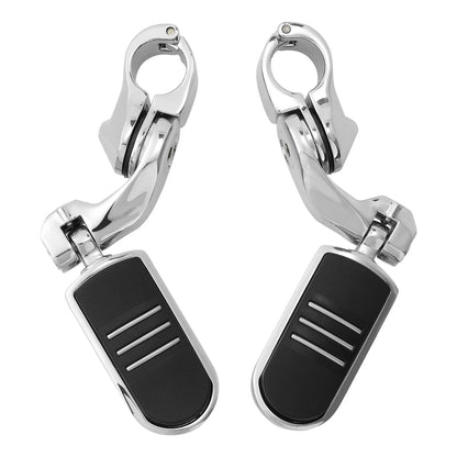 Highway Foot Peg Mount 1-1/4 Short Angled for Harley Engine Guard