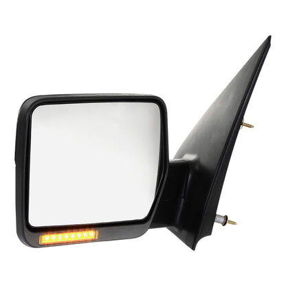 Manual Folding Textured Black Driver Side Mirror Heated for 2004-2006 F-150