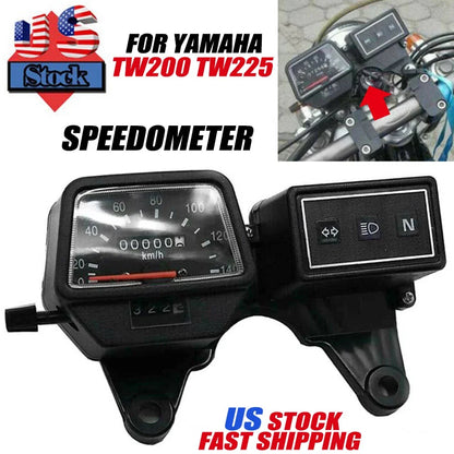 Speedometer Tachometer Instrument Gauge for Yamaha TW200 TW225 1987-2018