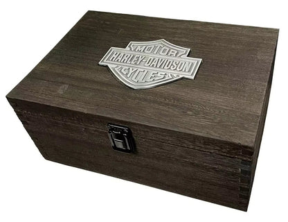 Whiskey Glass Gift Set with Bar & Shield Logo for Harley-Davidson