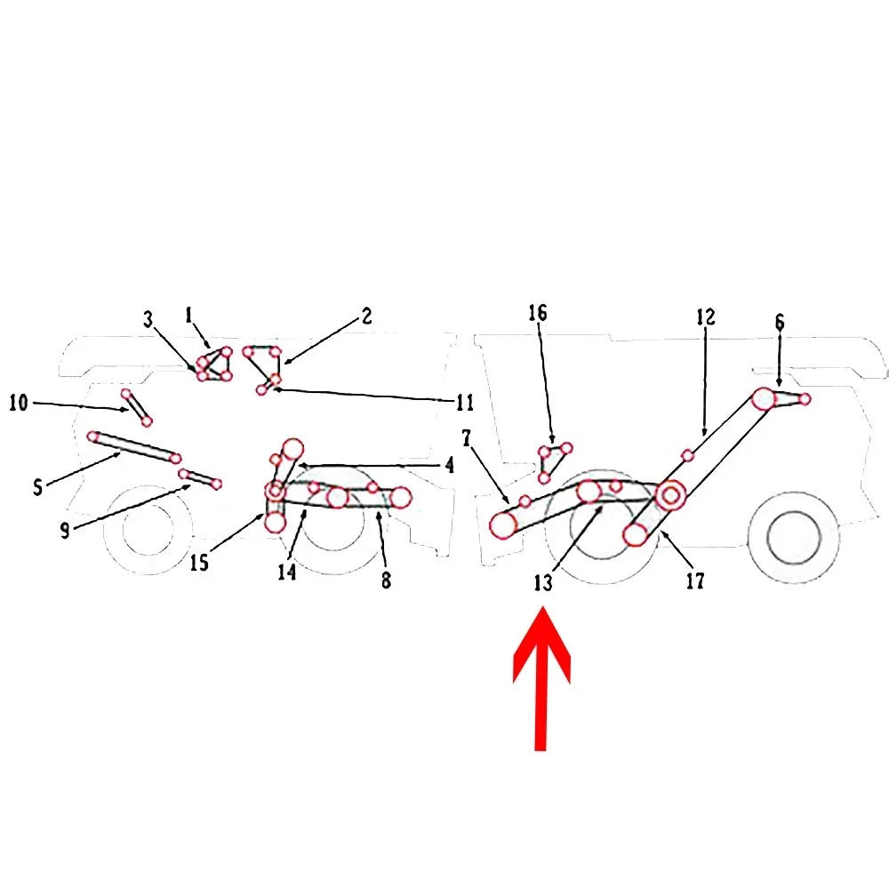 Belt Pivot Left Hand for Gleaner L L2 L3 M M2 M3 MH MH2 MH3 (71164177)