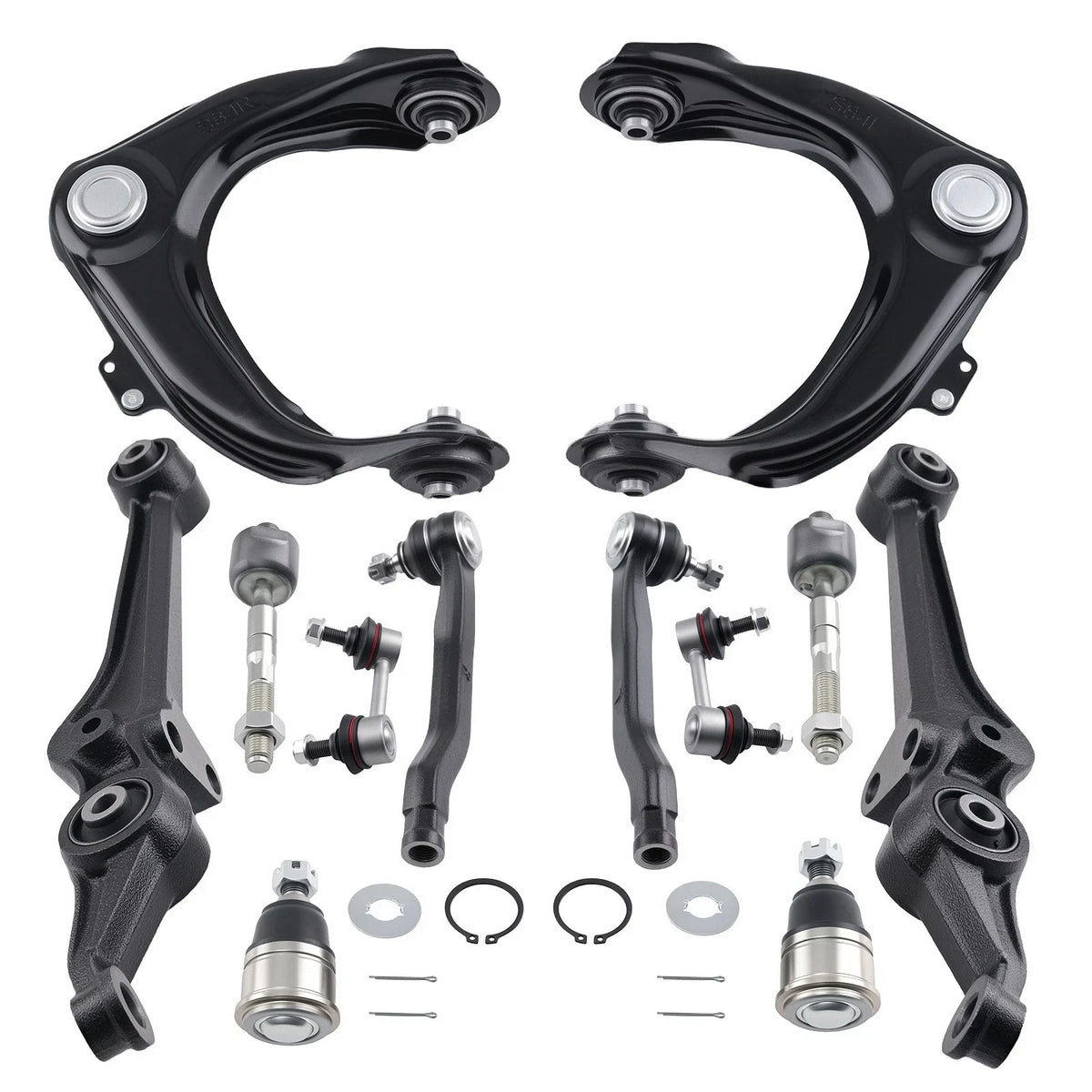 12pc Control Arms w/ Ball Joints Kit for Honda Accord (1998–2002)