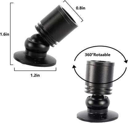 8Pack Dimmable LED Mini Spotlight for Display Cabinet Showcase (6400K)