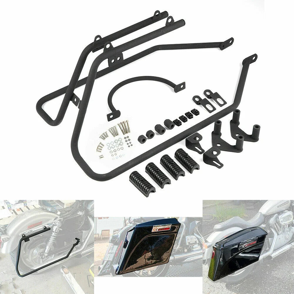 Saddlebag Conversion Brackets Kit for Harley Davidson Sportster 2004-2014
