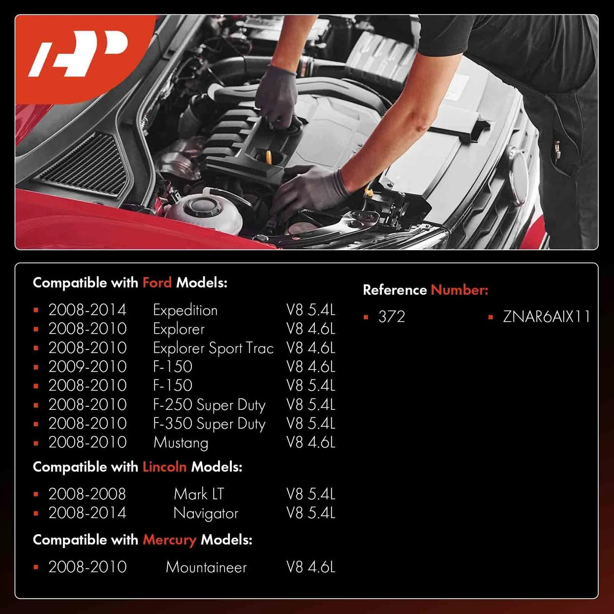 8 Iridium Platinum Spark Plugs for Ford F-150 (2008 to 2010)