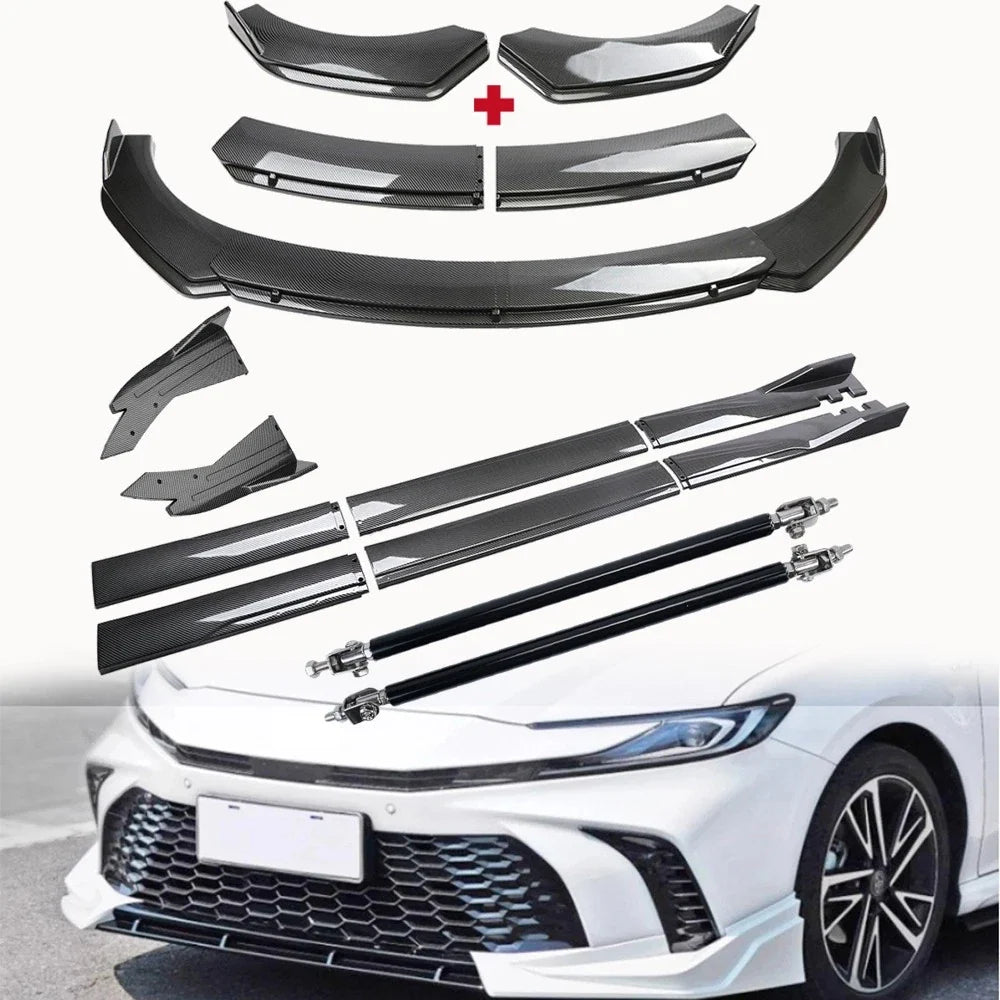 Front Lip Spoiler Set + Side Skirt for Toyota Camry (2018-2023)