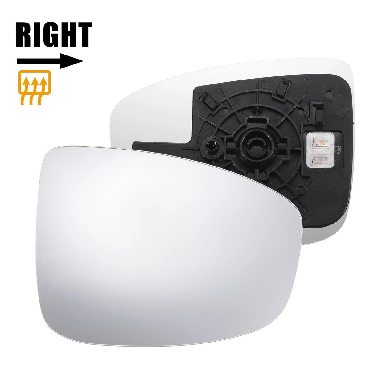 Heated Right Side Mirror Glass w/ Backing Plate for Mazda CX-5 (2013–2014)