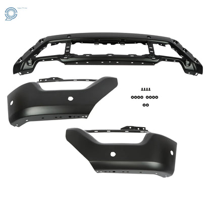 Front Bumper Face Bar for Ford F-150 (2021–2023) W/ 6 Sensor Holes Black