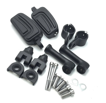 Long Black FootPeg 1.5" for Honda Valkyrie GoldWing VTX1300 Shadow