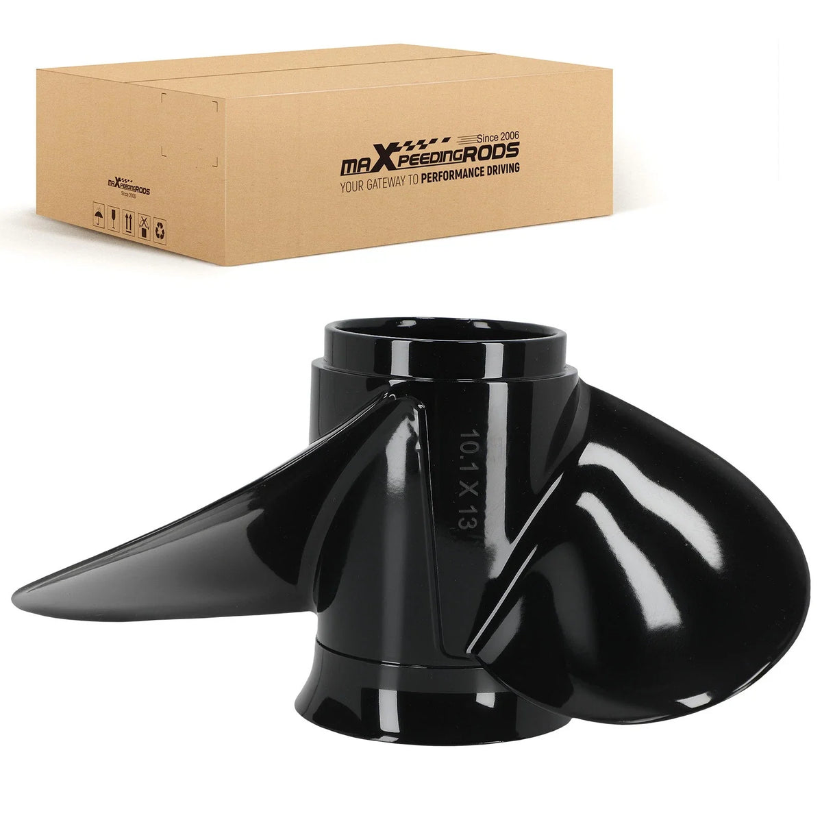 Aluminum Propeller 10.1x13 for Evinrude 15-35HP (Right Rotation, 14 Tooth)