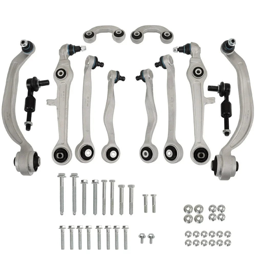 12Pcs Control Arms Kit for Audi A4 Quattro B6 B7 (2000-2008)