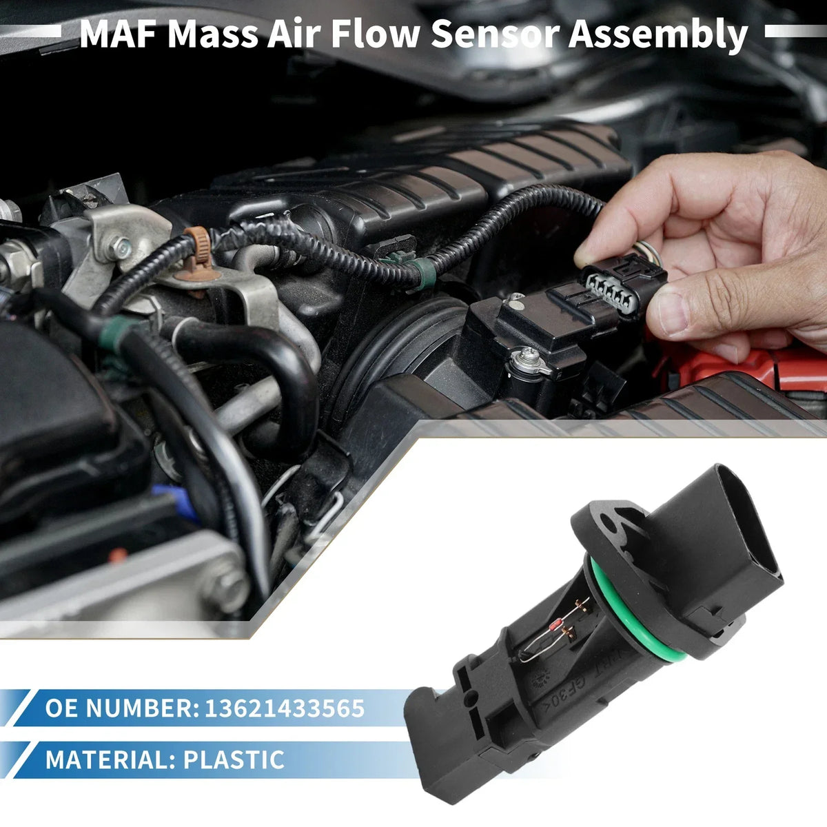 Mass Air Flow Sensor for E36 316i 318i 316ci 740d Z3 BMW