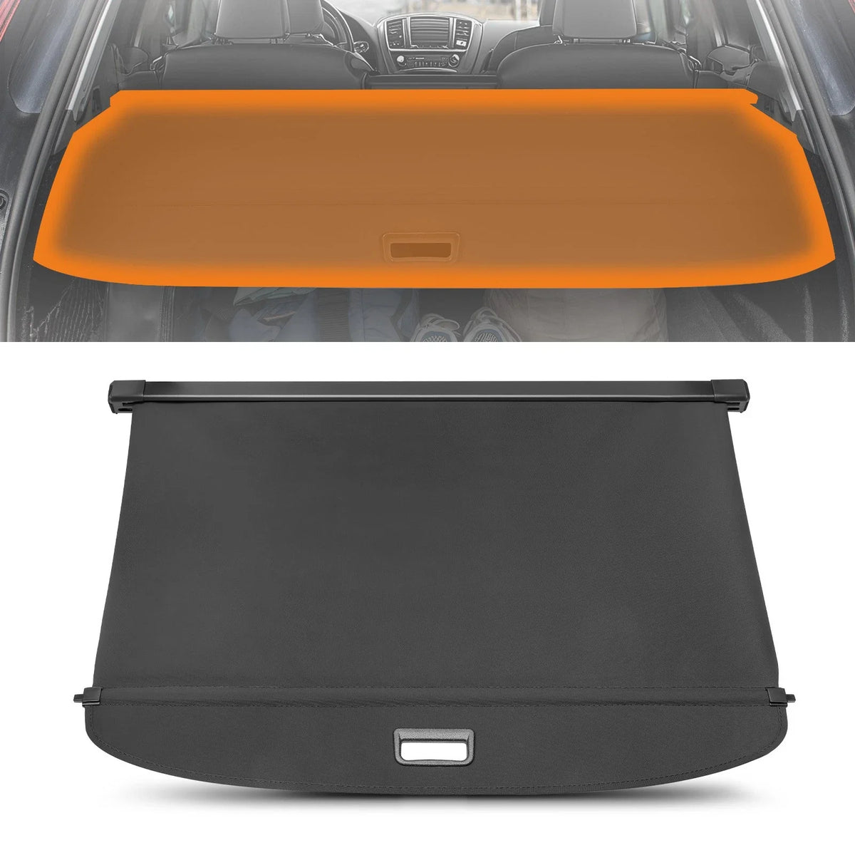 Cargo Cover Rear Shield for Toyota Prius (2016-2022) Retractable