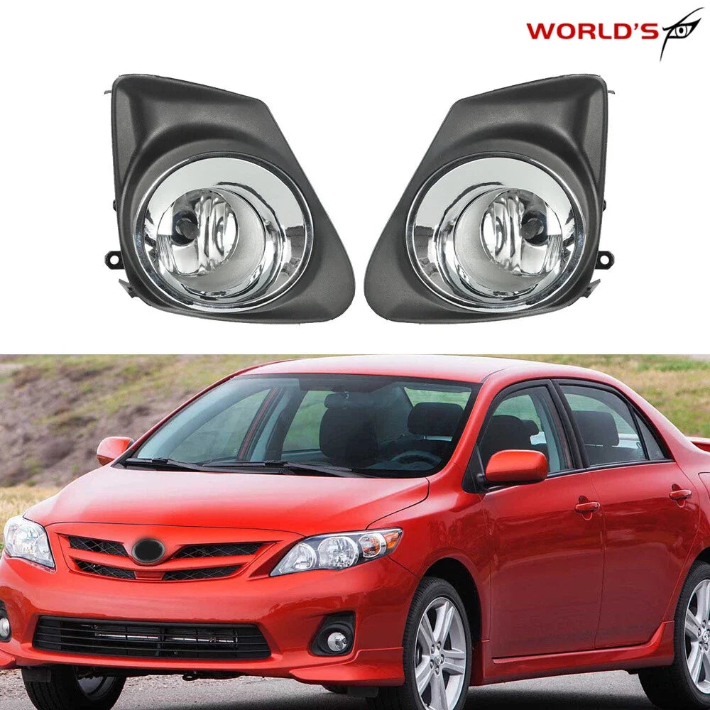 Clear Fog Lights for Toyota Corolla (2011–2013)
