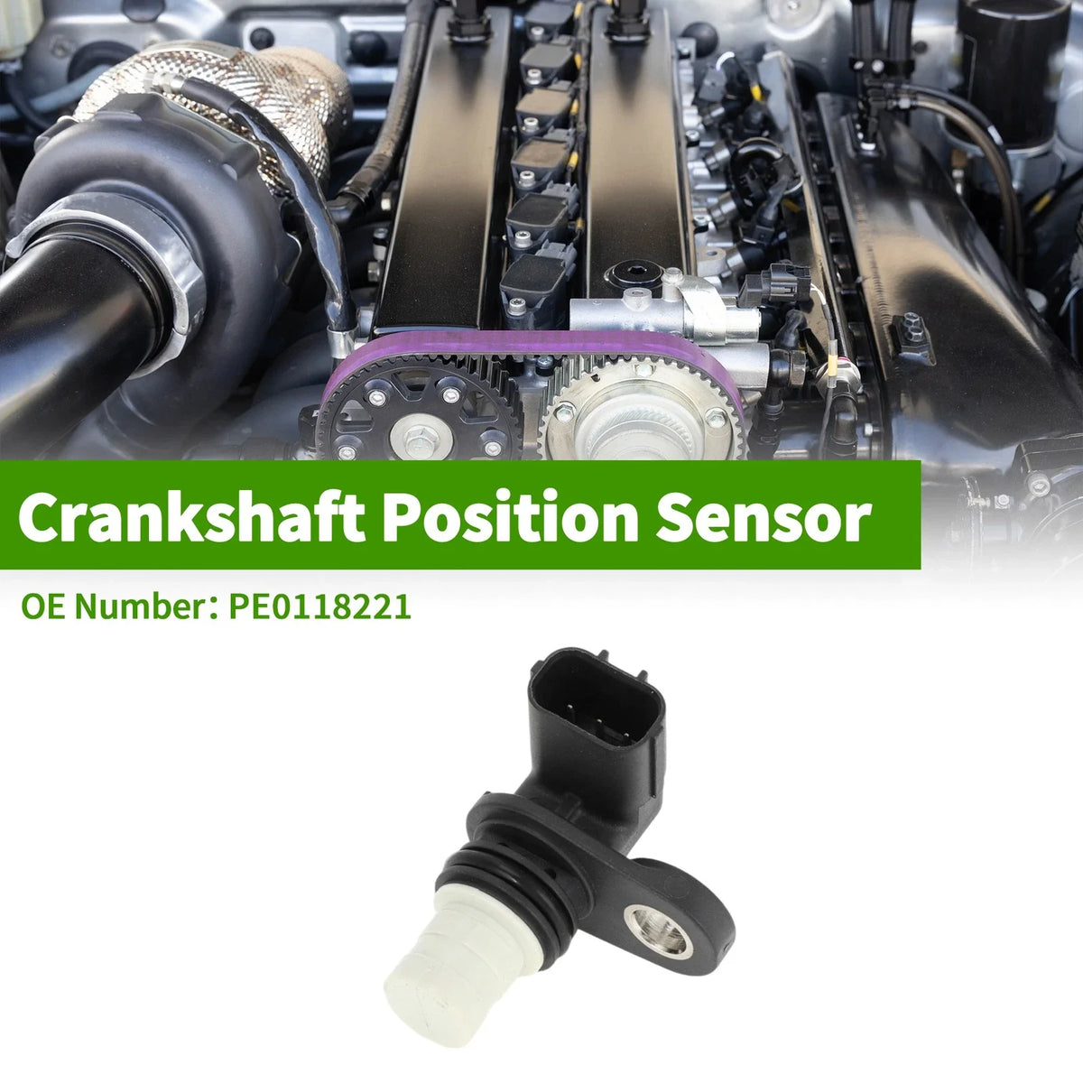 Crankshaft Position Sensor for Mazda CX-5 2.5 (2017–2023) No.PE0118221