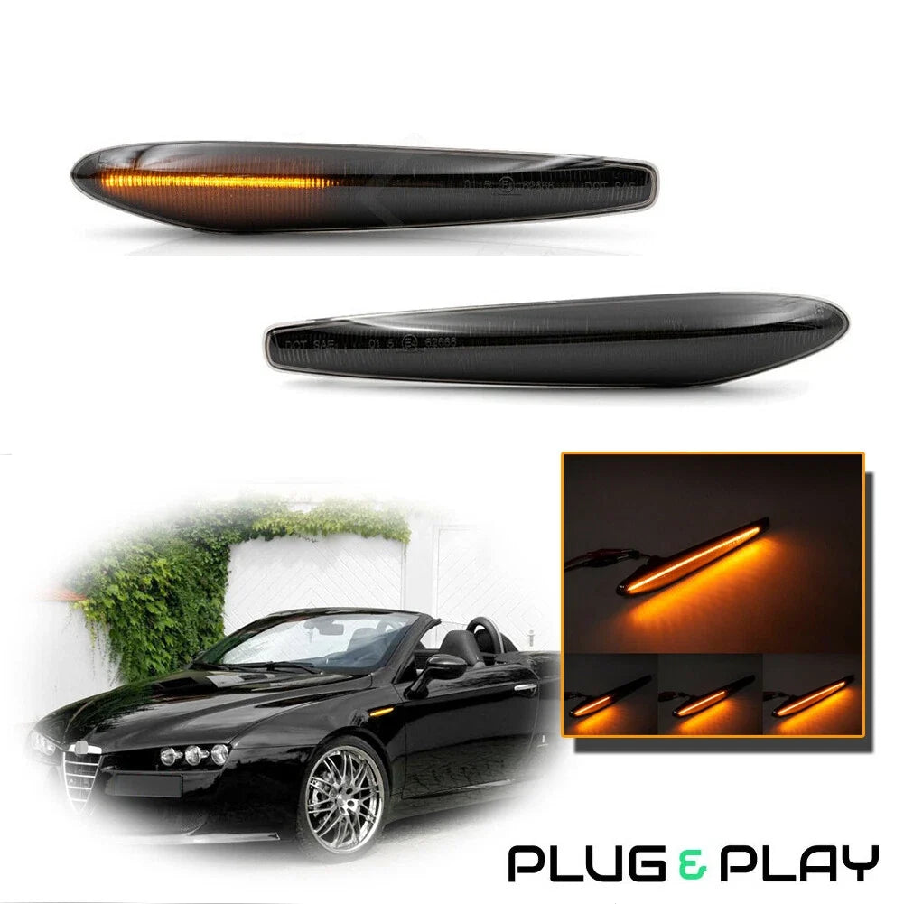 LED Side Marker Blinker Lights for Alfa Romeo 159 Brera (Typ 939)