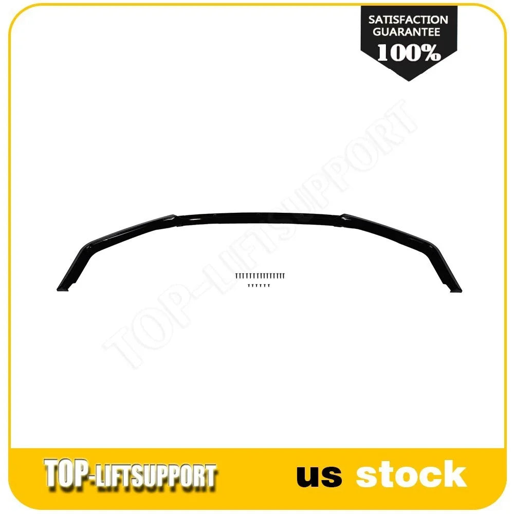 Front Bumper Lip Body Kit Spoiler for 10th Gen Civic Hatch/Si (Painted Black)
