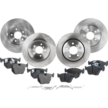 Brake Disc Rotors and Pads Kit for BMW X3 (2004–2010)