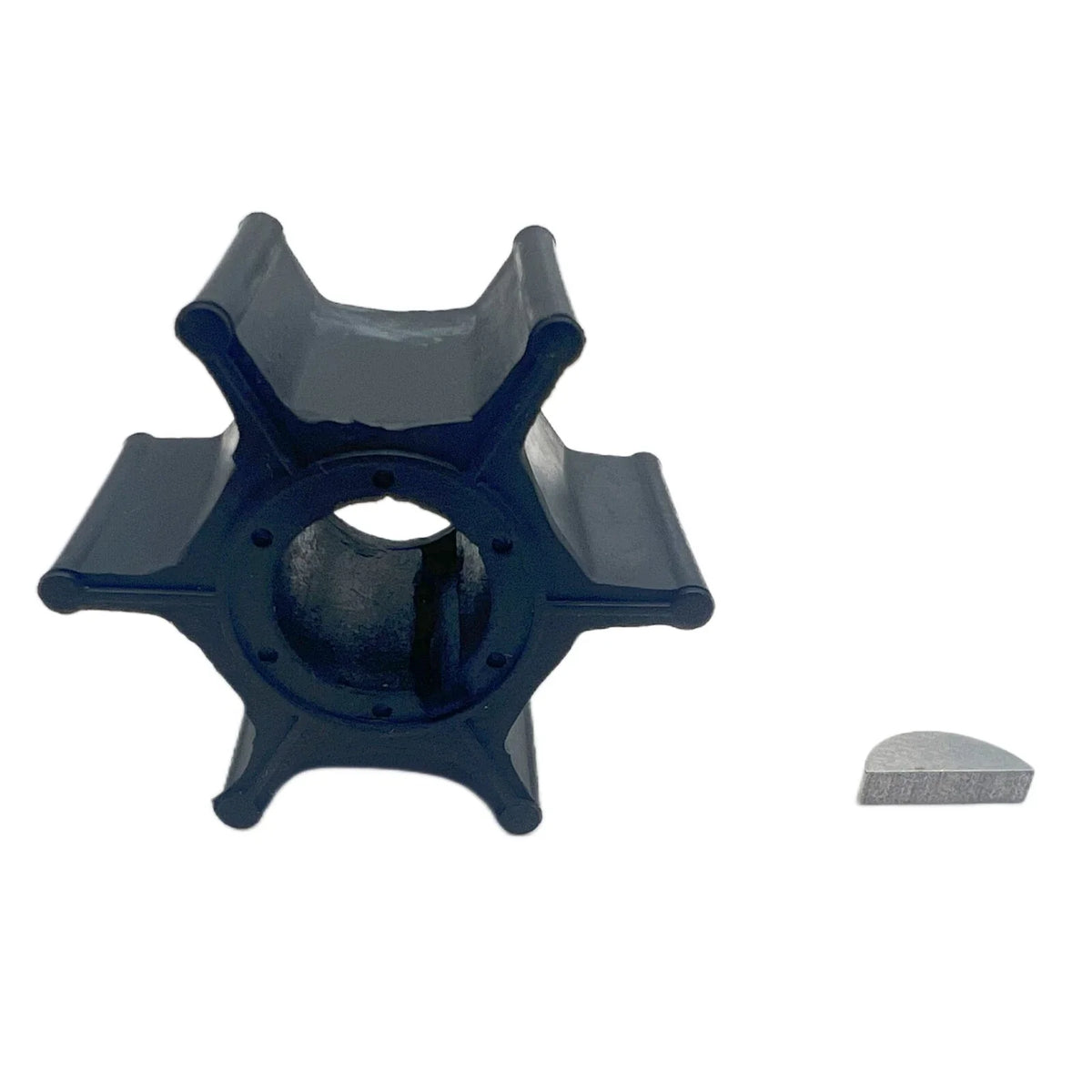 Water Pump Impeller with Key for Suzuki 2 Stroke 9.9 15 HP (1990–2023) 17461-93901