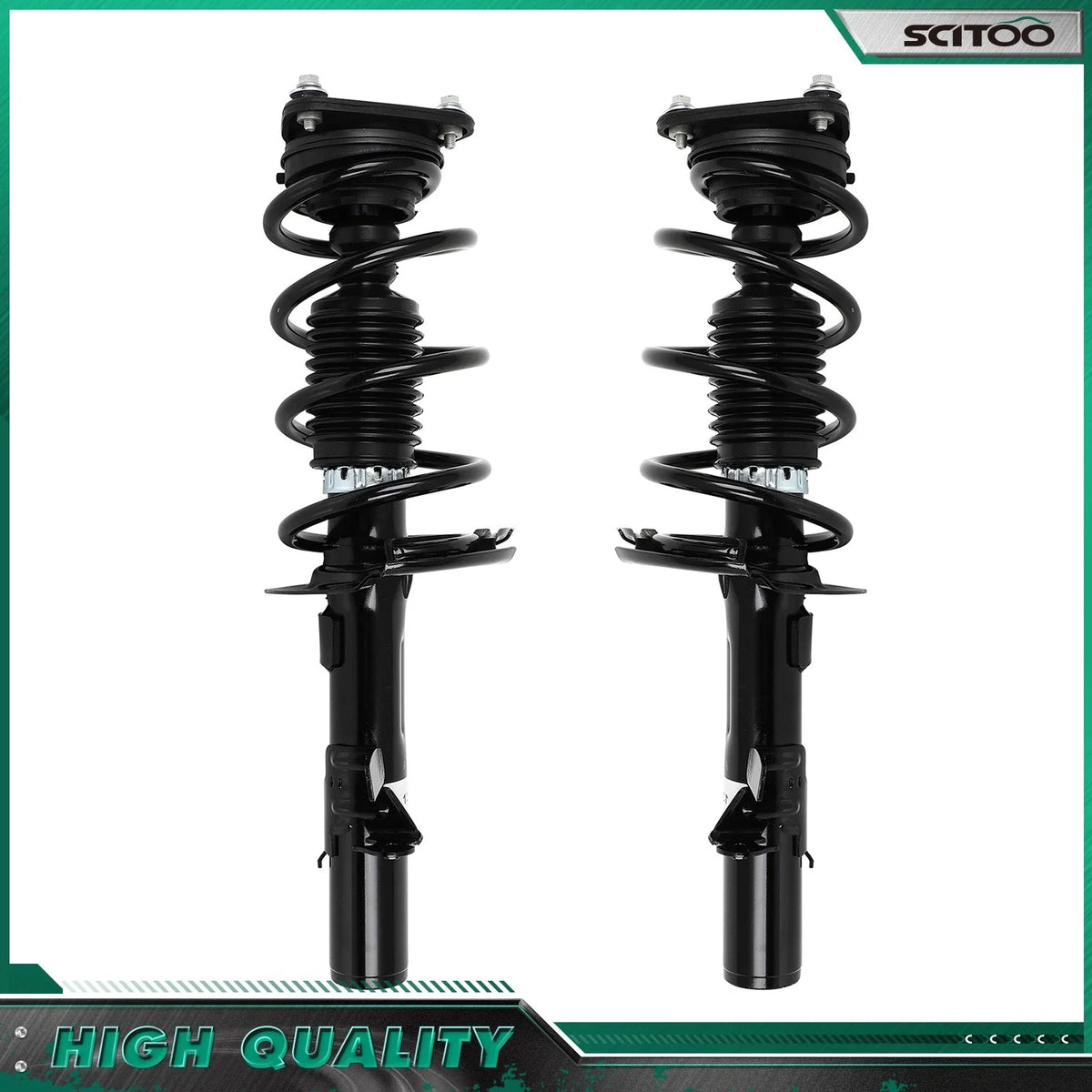 Front Strut Assembly w/Coil Springs for Ford Focus 2013-2018