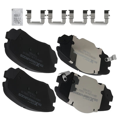 Front Ceramic Brake Pads Kit for Chevrolet Equinox, Impala, Malibu (2005–2020)