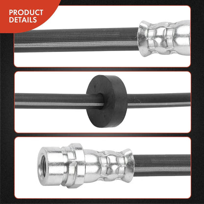 Rear Brake Hose Pair - 2X for Focus (2000-2004) Hydraulic