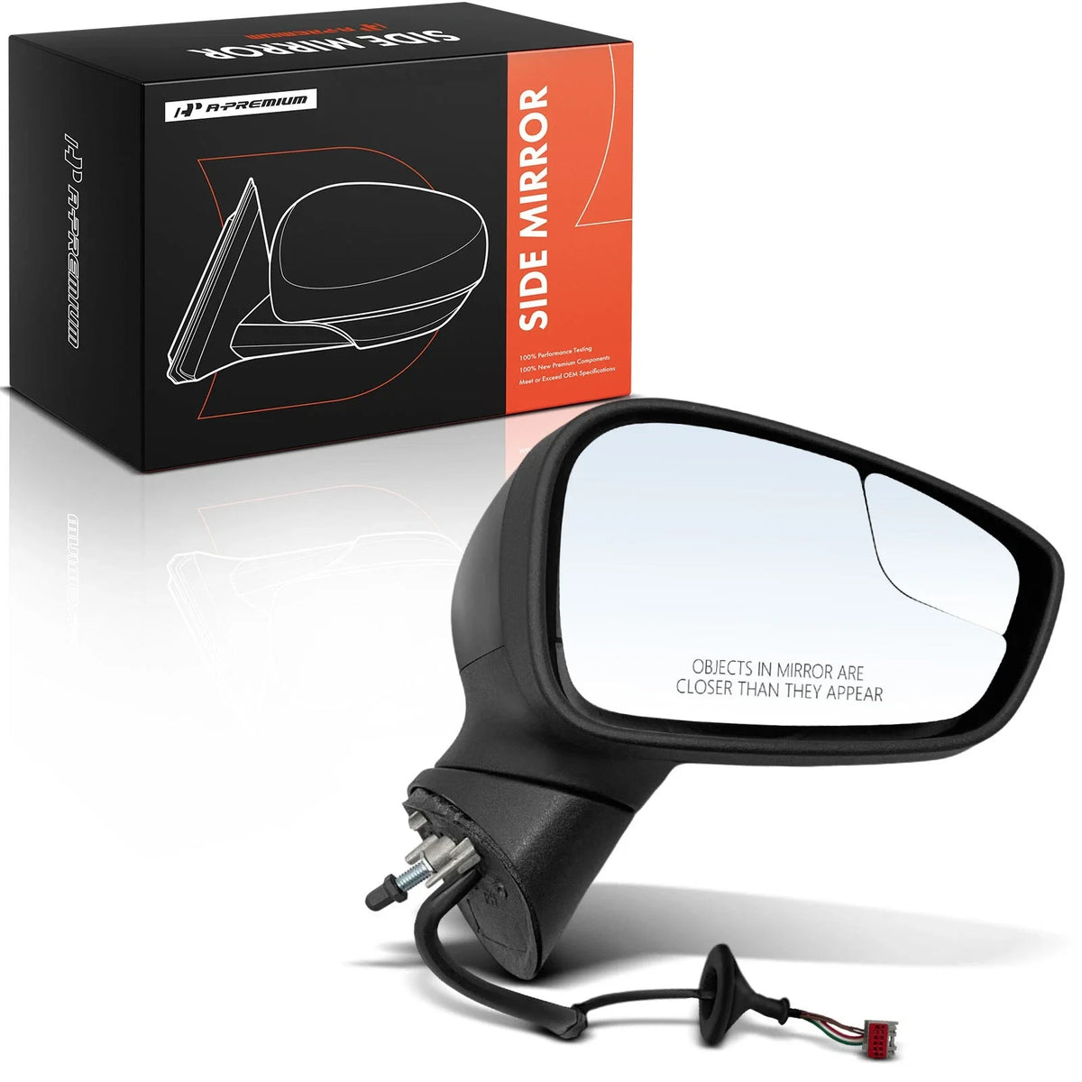 Heated Passenger Power Mirror for Ford Fiesta (2011–2013)