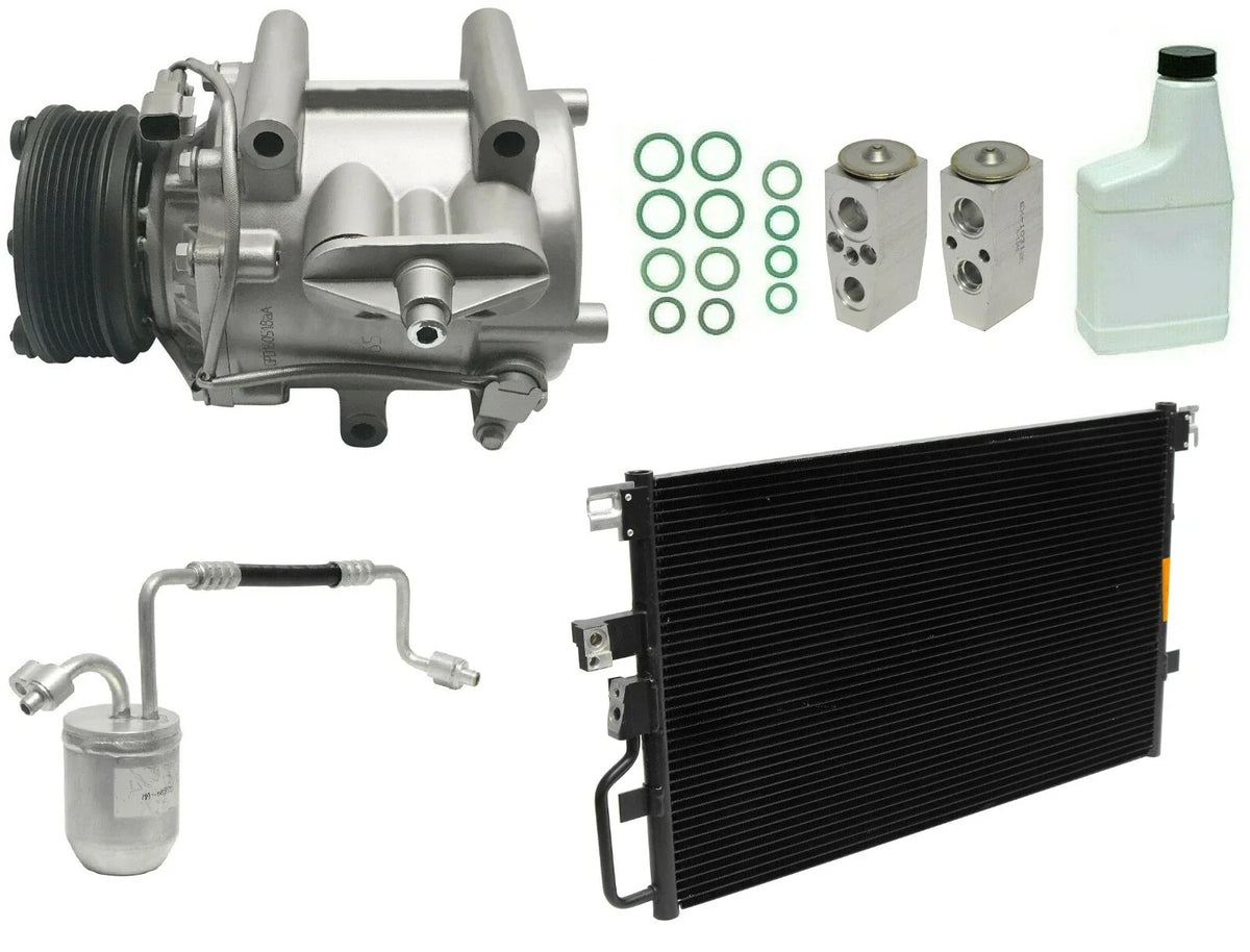 AC Compressor Kit Replacement with Condenser for Chevrolet Captiva (2007–2016)