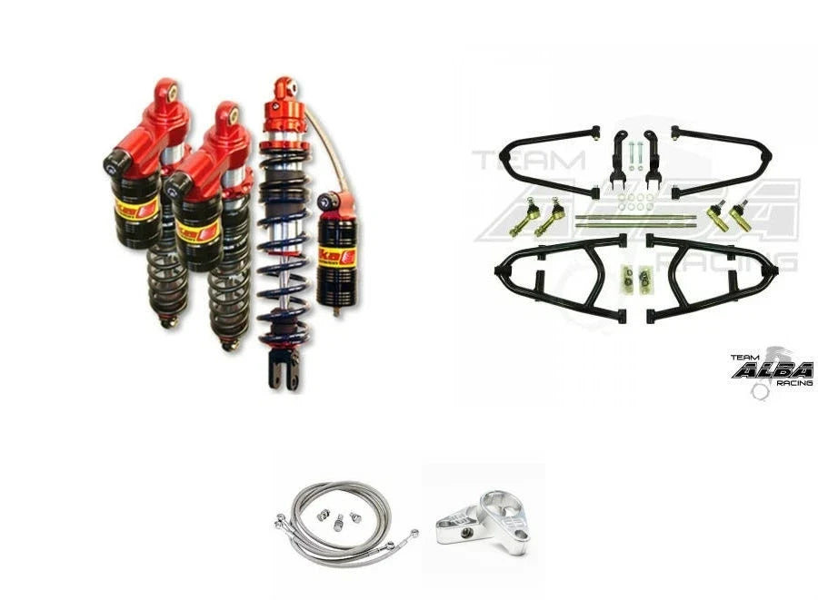 Adjustable A-Arms & Elka Shocks Suspension Kit for Raptor 700 (2006–2014)