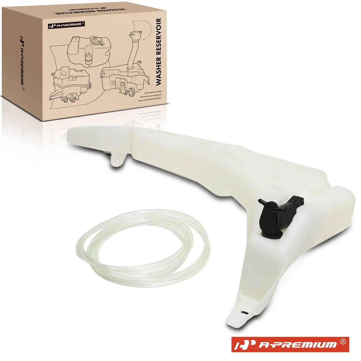 Windshield Washer Reservoir with Pump for Ford Transit Connect (2010–2013)