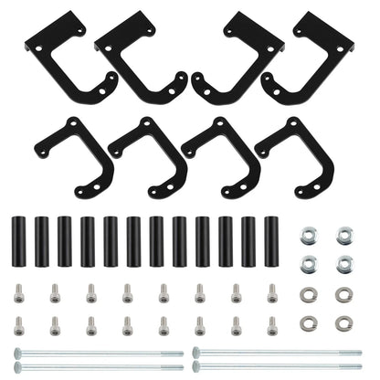 Remote Mount Coil Relocation Brackets Kit for 2000-2006 Chevy LS LQ4
