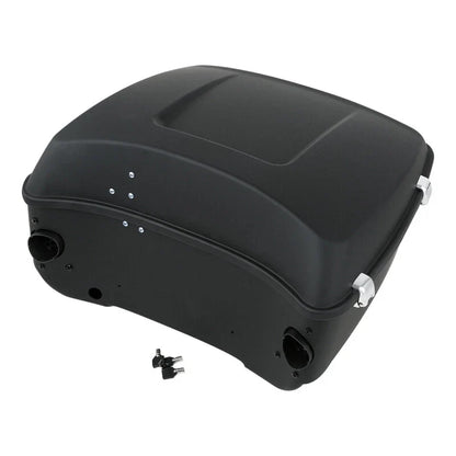 Matte Black Trunk Backrest Rack for Harley Road Glide (2014–2026)