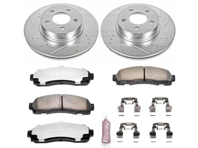 Front Brake Pad and Rotor Kit for Mazda B3000 4WD (2005) YR746HZ