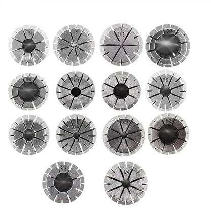 14Pcs ER32 Spring Collet Set for Precision CNC Milling Lathe