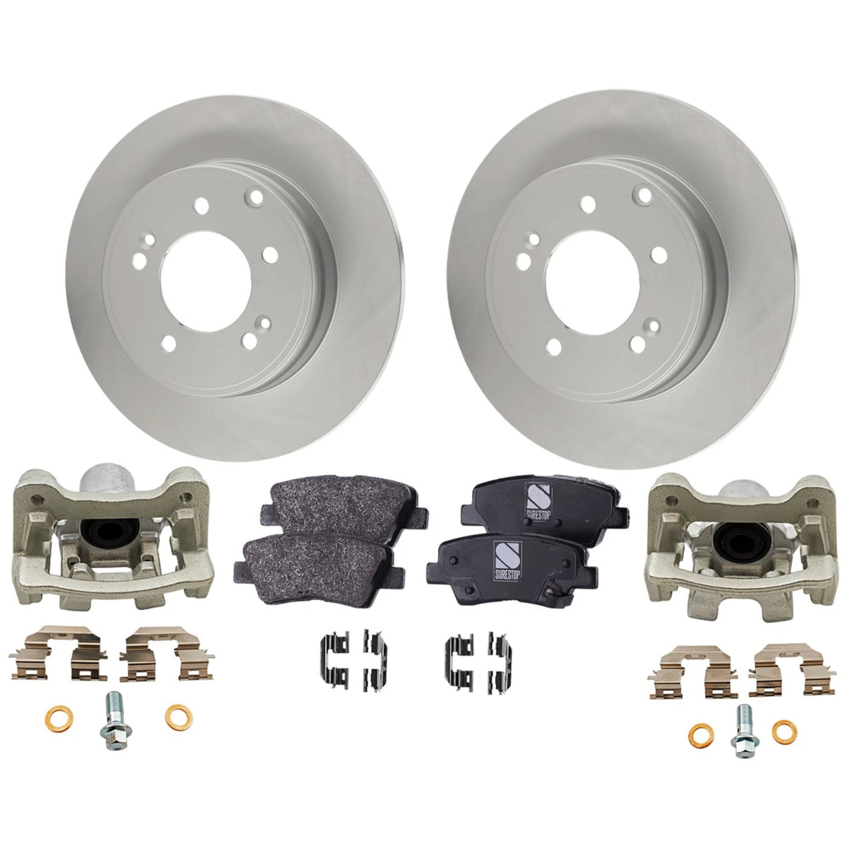 2X Brake Kit with Calipers for Hyundai Sonata Kia Optima (2011–2015)