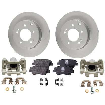 2X Brake Kit with Calipers for Hyundai Sonata Kia Optima (2011–2015)