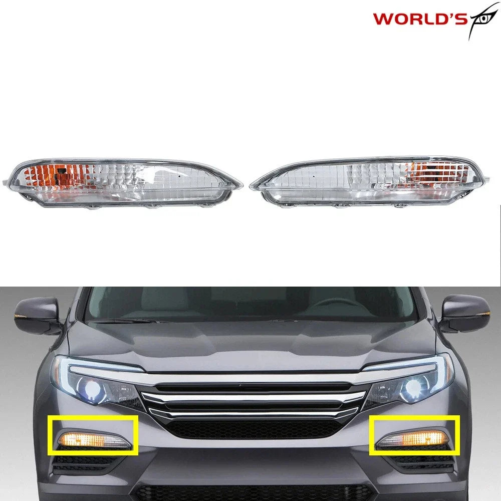Set of 2 Halogen Turn Signal Lights for Honda Pilot (2016–2018)