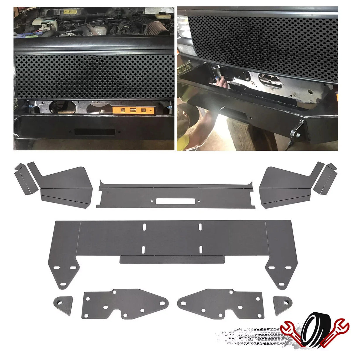 Winch Mount Front Bumper Kit for Jeep Cherokee XJ (1984–2001)