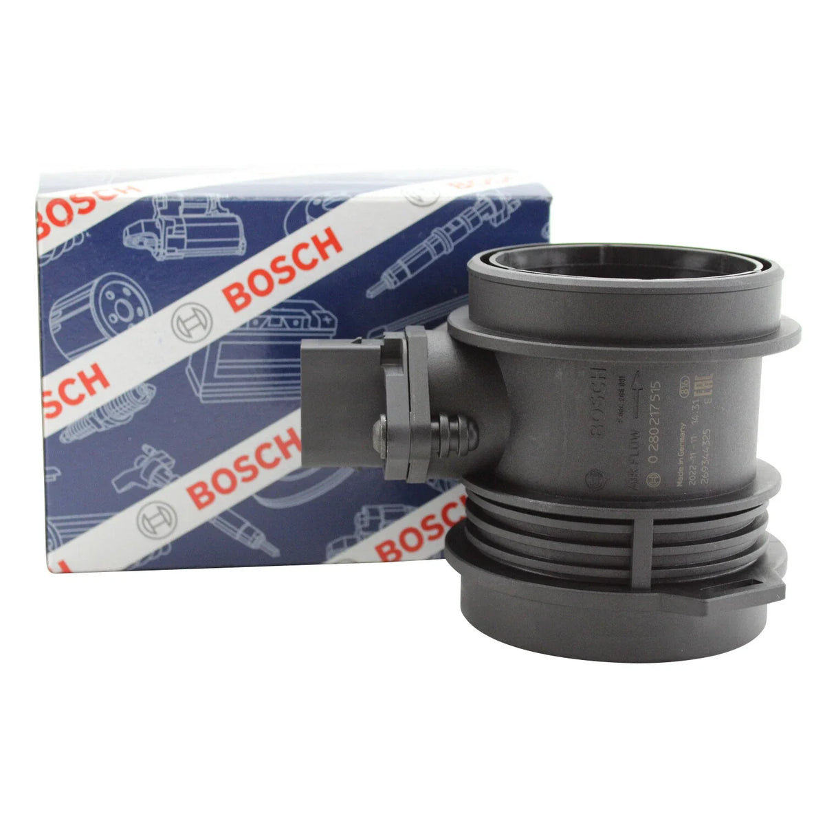 Air Mass Meter Sensor by Bosch for Mercedes R170 W203 W208 W211 1998-2006