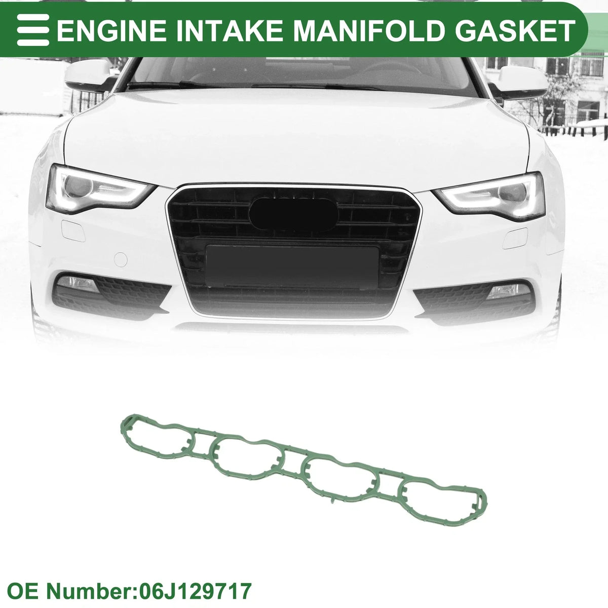 Engine Intake Manifold Gasket for Audi A5 (2007–2017) No. 06J129717