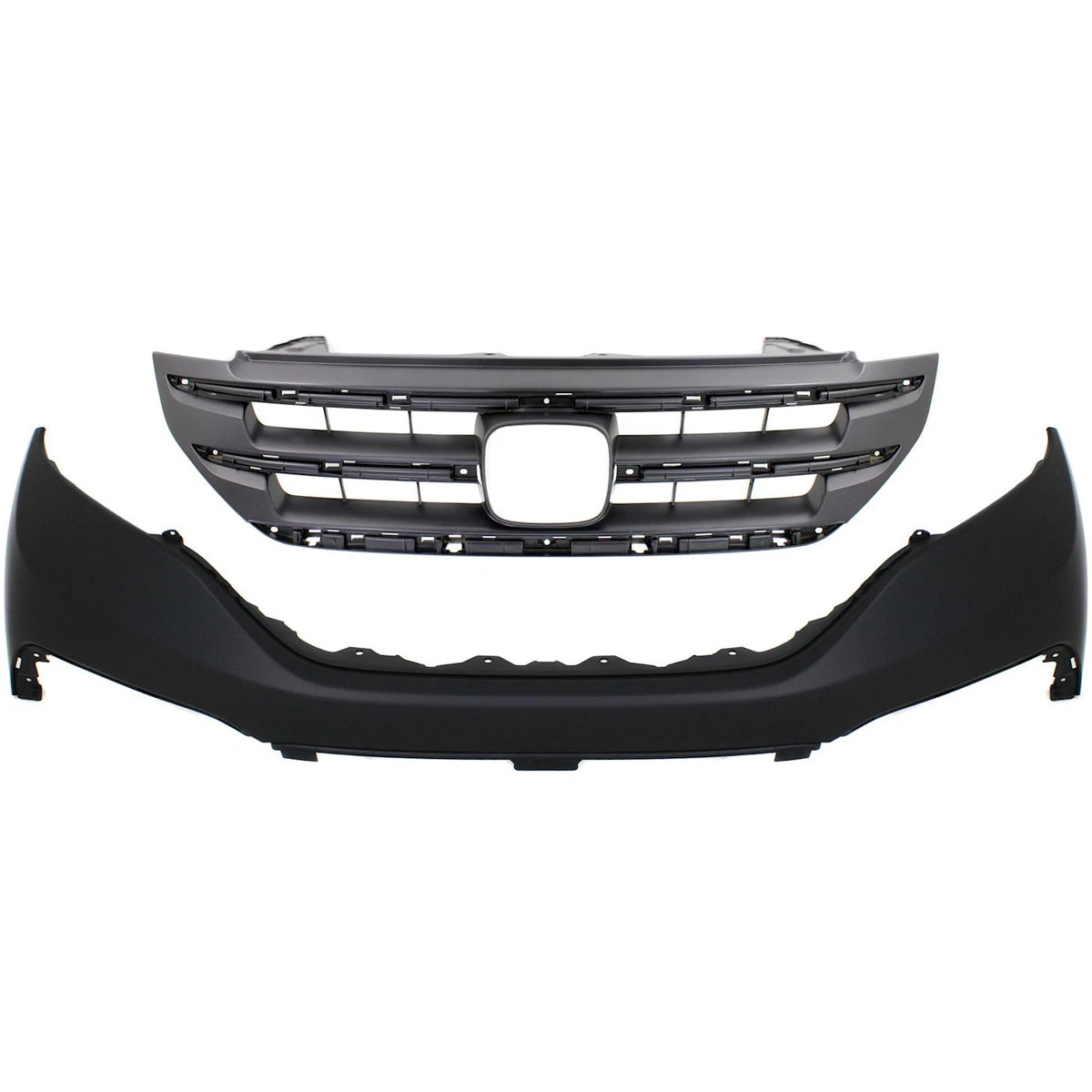 Grille for Honda CR-V (2012–2014) Front Black Shell Insert Kit