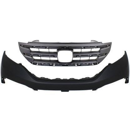 Grille for Honda CR-V (2012–2014) Front Black Shell Insert Kit
