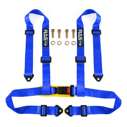 2X 2" 4-Point Adjustable Racing Harness Shoulder Straps for Universal