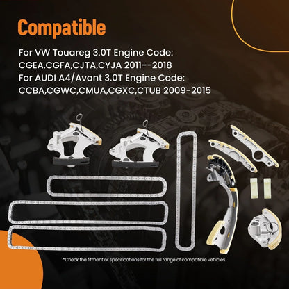 Engine Timing Chain Kit 3.0T for A7 Q5 (2013-2017) 06E109507C