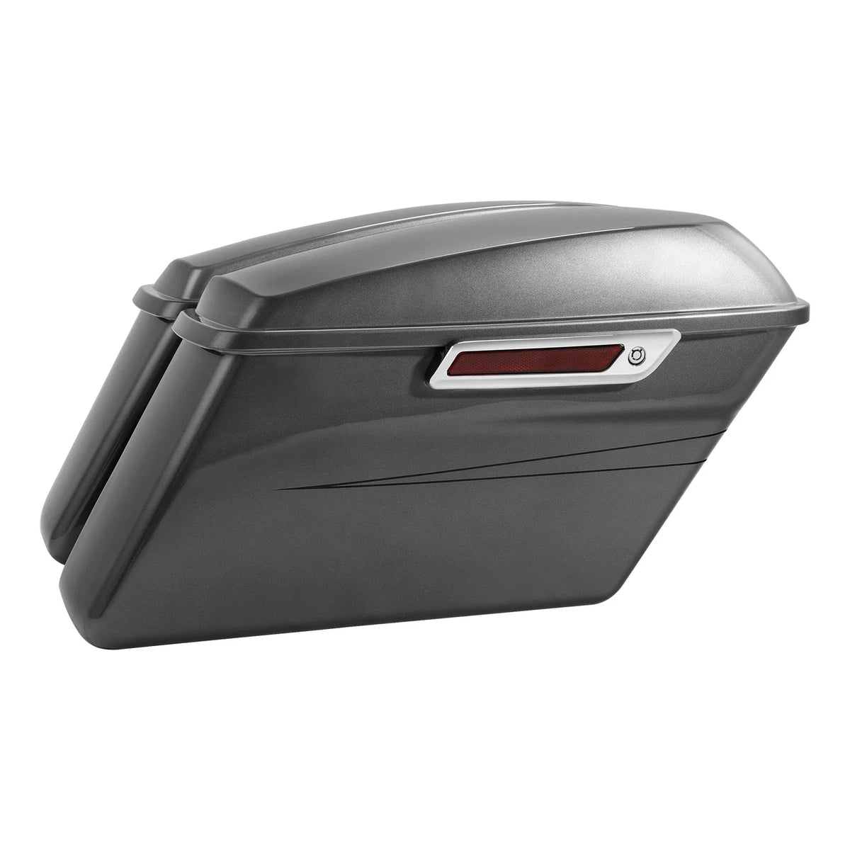 Hard Saddlebags for Harley Road King Electra Glide (2014–2024) Charcoal Pearl