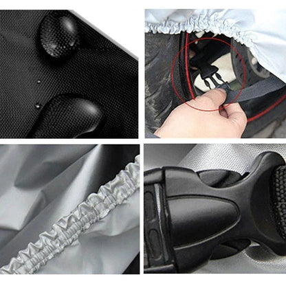 XL Motorcycle Cover for Universal Fit - Waterproof UV and Dust Protection
