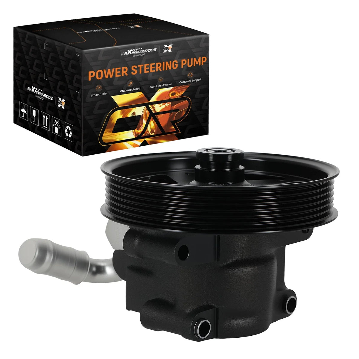 Power Steering Pump for Ford Explorer Sport Trac Mercury Mountaineer (2006–2010)